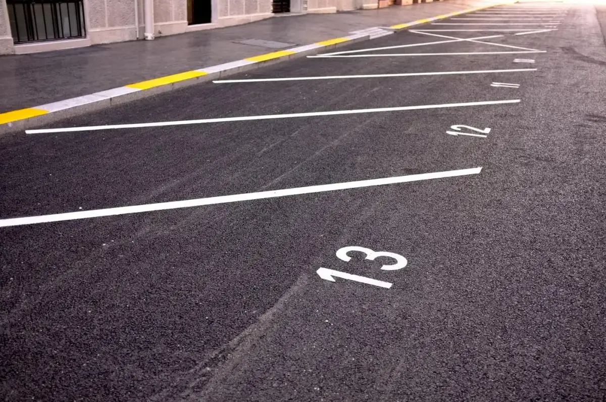 Car park bay marking