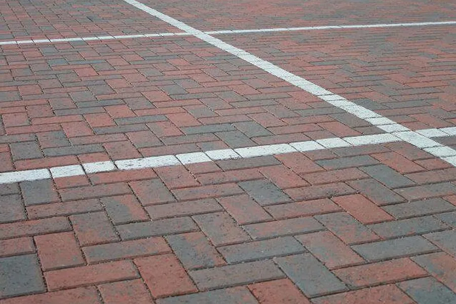 Worn surfacing in need of repair