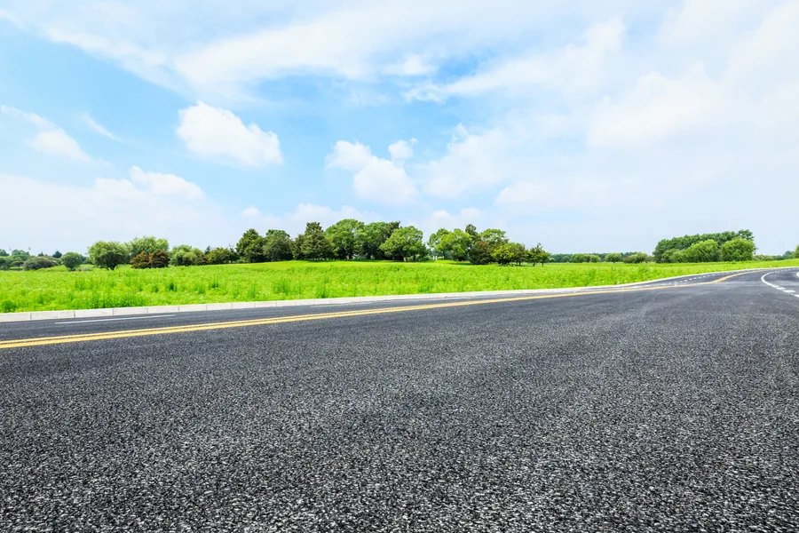 Completed road surfacing by Welch Surfacing